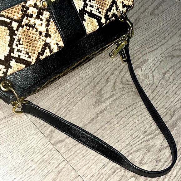 Enzo Angiolini Women Snake Print Satchel Bag, Neutral Snake - Picture 16 of 16